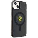 Etui Ferrari Translucent MagSafe na iPhone 14 Plus - czarne