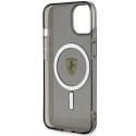 Etui Ferrari Translucent MagSafe na iPhone 14 Plus - czarne