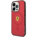 Etui Ferrari Translucent MagSafe na iPhone 14 Pro - czerwone