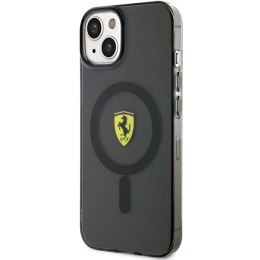 Etui Ferrari Translucent MagSafe na iPhone 14 - czarne