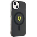 Etui Ferrari Translucent MagSafe na iPhone 14 - czarne