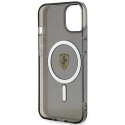 Etui Ferrari Translucent MagSafe na iPhone 14 - czarne