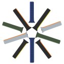 Magnetyczny pasek Apple Watch SE, 9, 8, 7, 6, 5, 4, 3, 2, 1 (41, 40, 38 mm) Dux Ducis Strap (LD Version) - niebieski