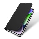 Etui do iPhone 15 Plus pokrowiec z klapką i portfelem Dux Ducis Skin Pro - czarne