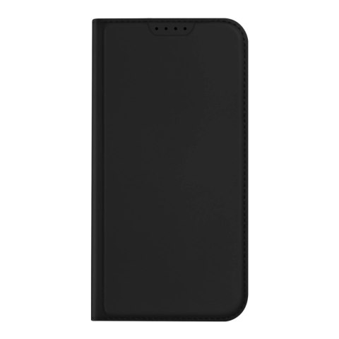 Etui do iPhone 15 Plus pokrowiec z klapką i portfelem Dux Ducis Skin Pro - czarne