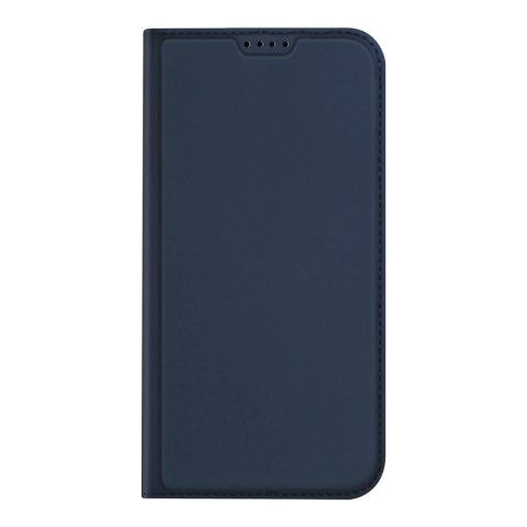 Etui do iPhone 15 Pro Max pokrowiec z klapką i portfelem Dux Ducis Skin Pro - niebieski