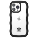 Etui Adidas OR Wavy Case na iPhone 13 Pro / iPhone 13 - czarno-przezroczyste