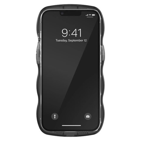 Etui Adidas OR Wavy Case na iPhone 13 Pro / iPhone 13 - czarno-przezroczyste