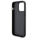 Etui Ferrari Quilted Metal Logo na iPhone 15 Pro Max - czarne
