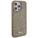 Etui Guess Disco Metal Script na iPhone 15 Pro Max - złote