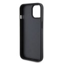 Etui Ferrari Twist Metal Logo do iPhone 15 - czarne