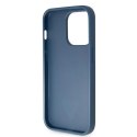 Etui Guess Crossbody 4G Metal Logo do iPhone 14 Pro - niebieskie