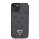 Etui Guess Crossbody 4G Metal Logo do iPhone 15 - czarne
