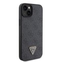 Etui Guess Crossbody 4G Metal Logo do iPhone 15 - czarne