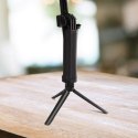 Statyw monopod 3 w 1 z uchwytem do selfie dla GoPro - czarny