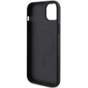 Etui Guess Saffiano MagSafe do iPhone 15 Plus - czarne