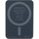 Powerbank indukcyjny Guess MagSafe Metal Script Logo 5W 3000mAh - czarny