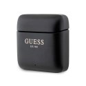 Słuchawki Bluetooth Guess Printed Logo TWS + stacja dokująca - czarne