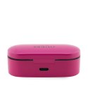 Słuchawki Bluetooth Guess TWS + stacja dokująca - różowe