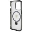Etui Ferrari Ring Stand 2023 Collection MagSafe na iPhone 15 Pro - przezroczyste