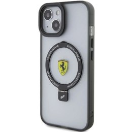 Etui Ferrari Ring Stand 2023 Collection MagSafe na iPhone 15 - czarne
