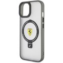 Etui Ferrari Ring Stand 2023 Collection MagSafe na iPhone 15 - przezroczyste