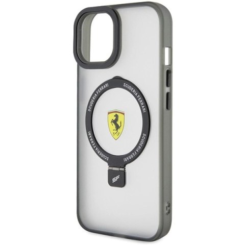 Etui Ferrari Ring Stand 2023 Collection MagSafe na iPhone 15 - przezroczyste