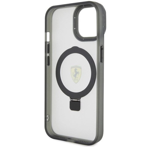 Etui Ferrari Ring Stand 2023 Collection MagSafe na iPhone 15 - przezroczyste