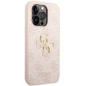 Etui Guess 4G Big Metal Logo do iPhone 15 Pro Max - różowe