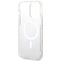 Etui Guess IML 4G MagSafe na iPhone 15 Pro Max - brązowe