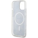 Etui Guess IML 4G MagSafe na iPhone 15 - brązowe