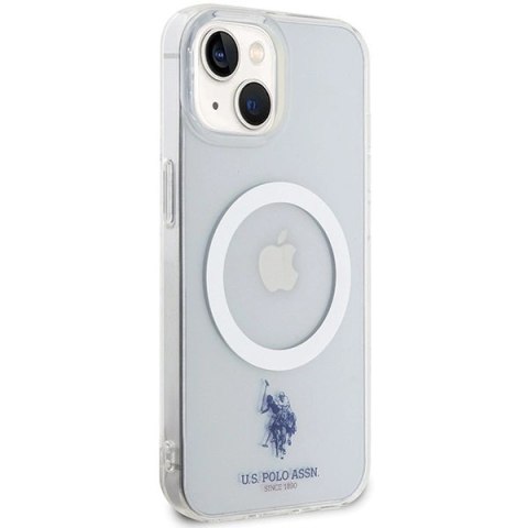 Etui U.S. Polo Assn. MagSafe Collection do iPhone 15 - przezroczyste