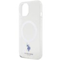 Etui U.S. Polo Assn. MagSafe Collection do iPhone 15 - przezroczyste
