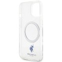 Etui U.S. Polo Assn. MagSafe Collection do iPhone 15 - przezroczyste