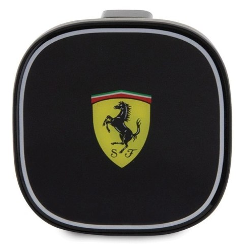 Ładowarka samochodowa Ferrari 2023 Collection MagSafe indukcyjna 15W do kratki nawiewu - czarna