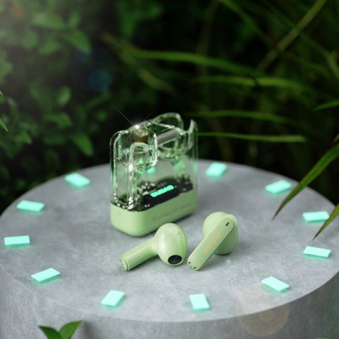 Bezprzewodowe słuchwaki TWS Dudao U18Pro Bluetooth 5.3 - zielone