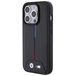 Etui BMW Quilted Tricolor na iPhone 15 Pro - czarne