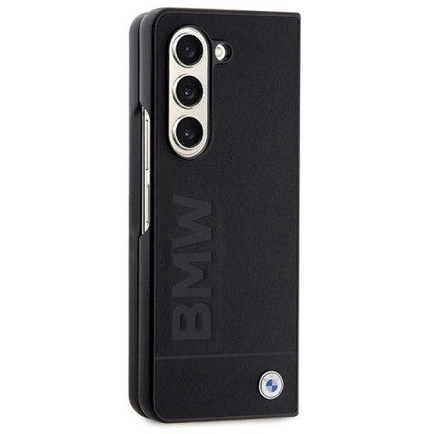 Etui BMW Signature Logo Imprint na Samsung Galaxy Z Fold 5 - czarne