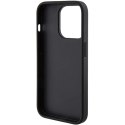 Etui Guess Grip Stand 4G Triangle Strass na iPhone 15 Pro Max - czarne