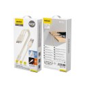 Kabel 3w1 Dudao L7SE USB-A - 2x USB-C / Lightning 66W 1.2m - beżowy