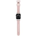 Pasek Hello Kitty Silicone Tags Graffiti na Apple Watch 38/40/41mm - różowy