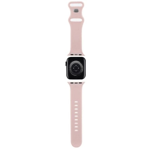 Pasek Hello Kitty Silicone Tags Graffiti na Apple Watch 38/40/41mm - różowy