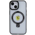Etui Ferrari Ring Stand 2023 Collection MagSafe na iPhone 15 Plus / 14 Plus - przezroczyste