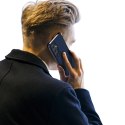 Etui Dux Ducis Skin Pro do Samsung A35 5G z klapką - niebieskie