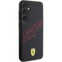 Etui Ferrari Big SF Perforated na Samsung Galaxy S24 - czarne
