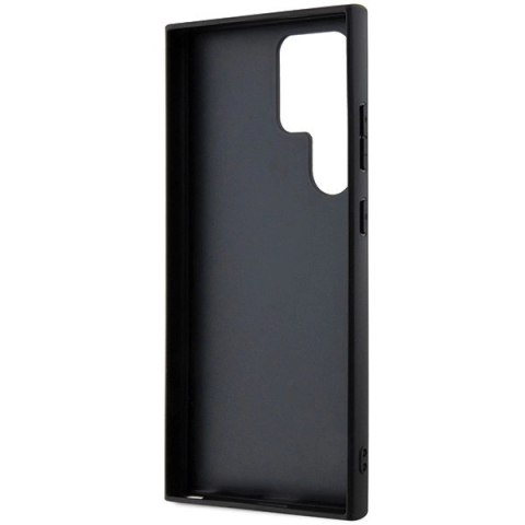 Etui Ferrari Carbon Stitched Bottom na Samsung Galaxy S24 Ultra - czarne
