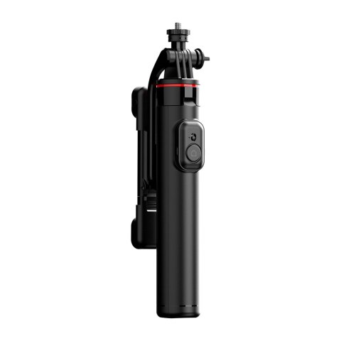 Selfie stick WC13YDS teleskopowy tripod 1.3m z podwójną lampą i uchwytem na telefon - czarny