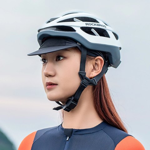 Czapka kolarska Rockbros 18230005001 z daszkiem - czarna