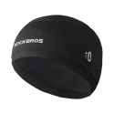Czapka kolarska Rockbros YPP037 z wycięciami na okulary - czarna