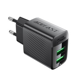 Ładowarka Acefast A86 sieciowa 2x USB-A 12W - czarna